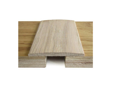 Solid Oak Flat Strip 66x6mm - 0.9m Length - Unfinished