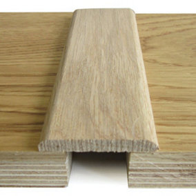 Solid Oak Flat Strip - Lacquered - 43mm - 2.44m