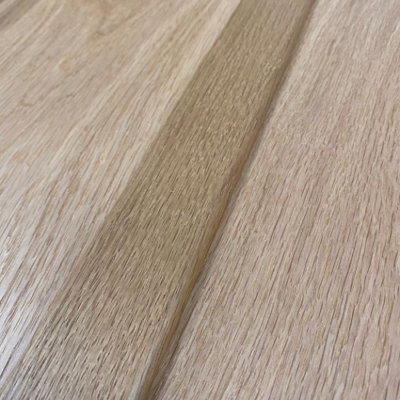 Solid Oak Flat Strip - Unfinished - 43mm - 2.44m Length - 3