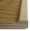 Solid Oak Flooring L-Bead 24 x 19mm - 2.44m Lengths - Lacquered