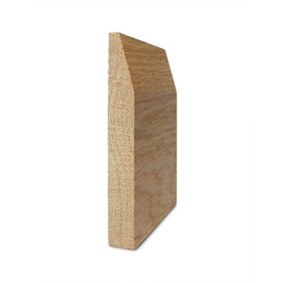 Solid Oak Skirting Boards 3.0m SK3 70mm - Pack of 3 UK Manufactured Traditional Products Ltd
