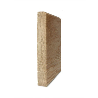 Solid Oak Skirting Boards 3.0m SK9 95mm - Pack of 3 UK Manufactured Traditional Products Ltd