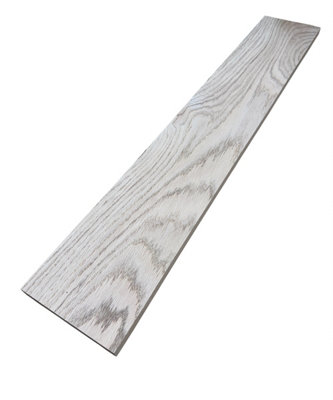Solid Oak Staircase Cladding Kit Treat & Riser lip Bullnose 14 Pack (L ...