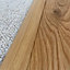 Solid Oak Wood To Carpet Reducer Threshold - Lacquered - 15mm - 0.9m Lengths