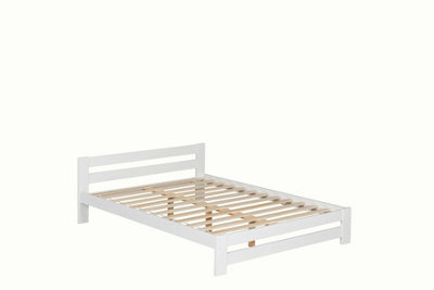 Solid Pine wood Xiamen Bed Frame (Mattress/Drawers not Included) - 4ft ...