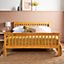 Solid Pine Wooden Double Bed Frame
