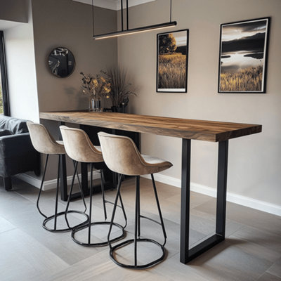 Bar Ideas Free Standing Breakfast Bar And Stools Marbury Sage