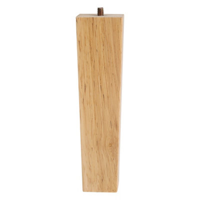 Solid Wooden Furniture Legs Natural Coloured Sqaure Table Legs,4 Pcs,H200mm Price Comparisons | Compare The Build