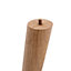 Solid Wooden Furniture Legs,Tilt 10 Degrees Natural Round Table Legs,4 Pcs,H350mm