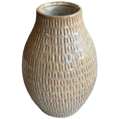 Solmere Medium Textured Ceramic Vase 270 mm
