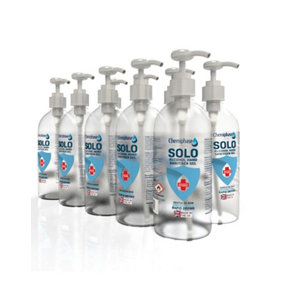 Solo - Hand Sanitiser Gel 9 x 500ml with pump