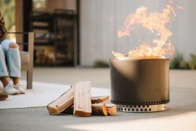 Solo Stove Bonfire 2.0 Wood Burning Stainless Steel Fire Pit, Stand ...