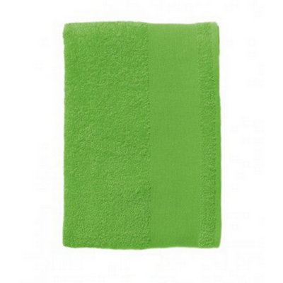SOLS Island 70 Bath Towel (70 X 140cm) Lime (One Size) DIY at B&Q