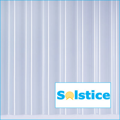 Solstice 3" PVC Corrugated Heavy Duty Sheeting 2.440m x 762mm x 1.3mm