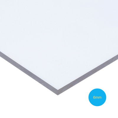 Solstice Solid Polycarbonate Glazing Sheet Clear 594mm x 420mm x 6mm