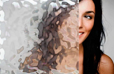 SOLYX Antique Wavy Glass Textured Window Film (L) 1M (W) 685MM