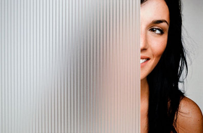 Solyx Textured Ribbed Frosted Window Film (L) 1M (W) 762MM