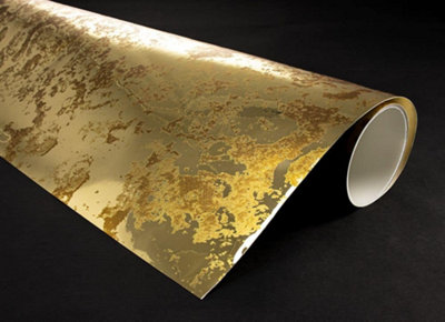 SOLYX Vintage Gold on Gold Mirror Window Film (L) 1M (W) 736MM