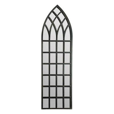 Somerley Rustic Arch Large Garden Mirror 160 x 47.5cm