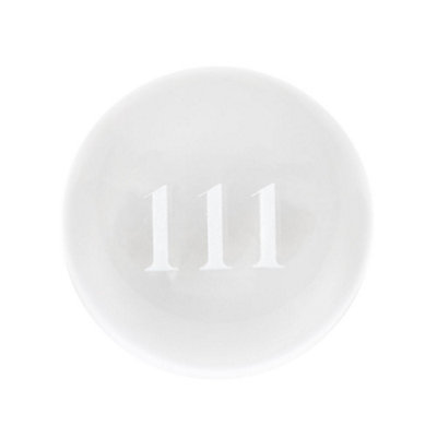 Something Different 111 Angel Number Crystal Ball Clear (One Size)