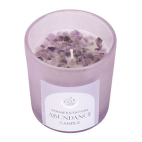 Something Different Abundance French Lavender Scented Candle Purple/Frosted (One Size)