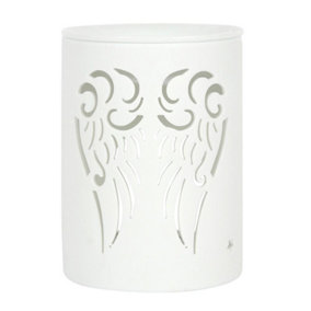 Something Different Angel Wings Oil Burner White (One Size)