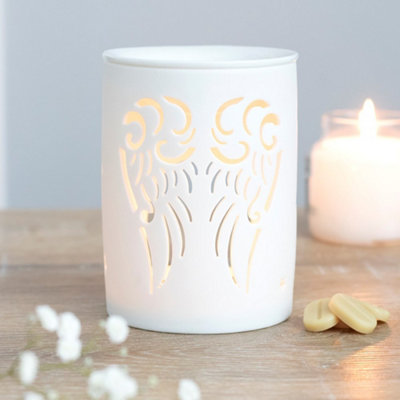 Something Different Angel Wings Oil Burner White (One Size)