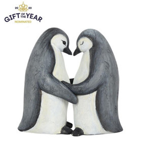 Something Different Animal Families Penguin Ornament Grey/White (One Size)