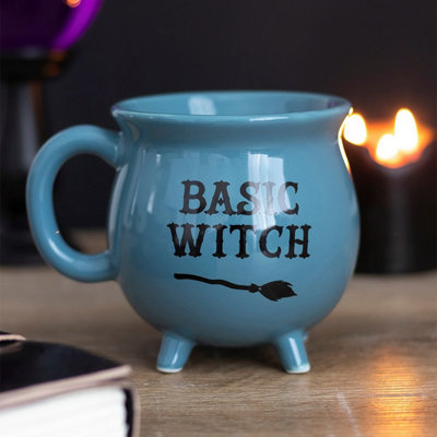 Something Different Basic Witch Cauldron Mug Blue (One Size)