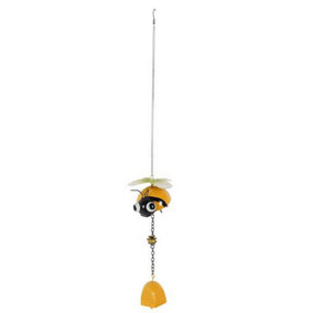 Something Different Bee Wind Chime Yellow (One Size)