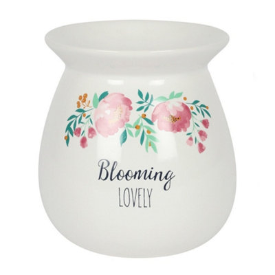 Something Different Blooming Lovely Blossom and Bee Wax Melt Burner Set White (One Size)