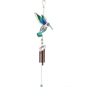 Something Different Blue/Green Kingfisher Windchime Blue/Green (One Size)