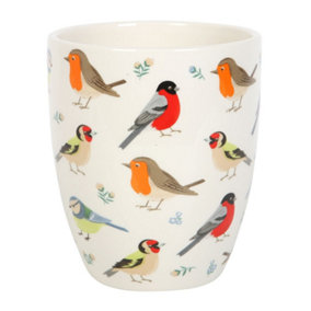 Something Different British Birds Ceramic Flower Pot Multicoloured (One Size)