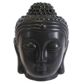 Something Different Buddha Head Oil Burner Black (One Size)