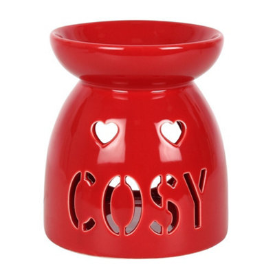 Something Different Cosy Ceramic Sealing Wax Burner Set Red (One Size)