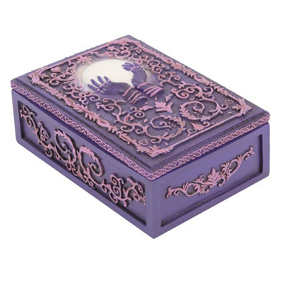 Something Different Crystal Ball Storage Box Purple/Pink (One Size)