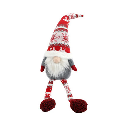 Something Different Dangly Legs Gonk Red/Grey/White (One Size)