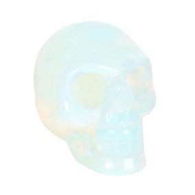 Something Different Dark Matter Opalite Skull Crystal White (One Size)