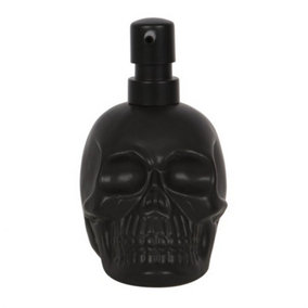 Something Different Dark Matter Skull Soap Dispenser Black (One Size)
