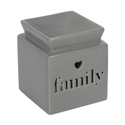 Something Different Family Cut Out Oil Burner Light Grey (One Size)