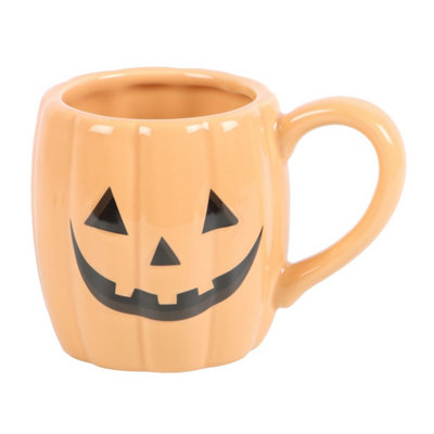 Something Different Feline Frights Jack-o-Lantern Mug Orange/Black (One Size)