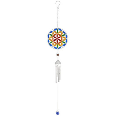 Something Different Flower Of Life Windchime Multicoloured (One Size)