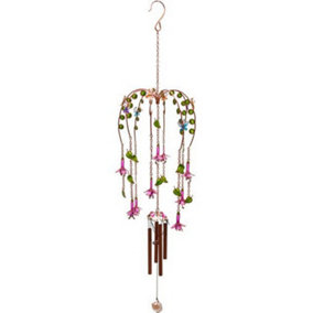 Something Different Fuchsia Wind Chime Multicolour (One Size)