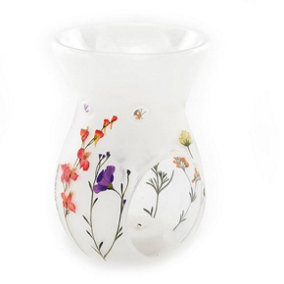 Something Different Gl Wild Flowers Oil Burner Clear/Multicoloured (One Size)