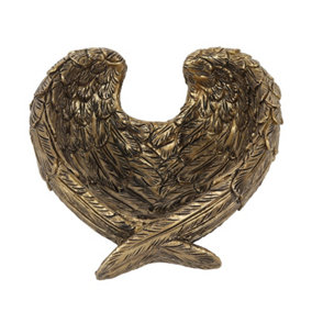 Something Different Guardian Angel Wing Trinket Dish Gold (One Size)