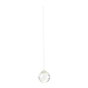 Something Different Hanging Faceted Ball Clear (One Size)