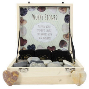 Something Different Heart Worry Stones (Box Of 36) May Vary (One Size)