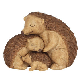 Something Different Hedgehog Family Ornament Brown (One Size)