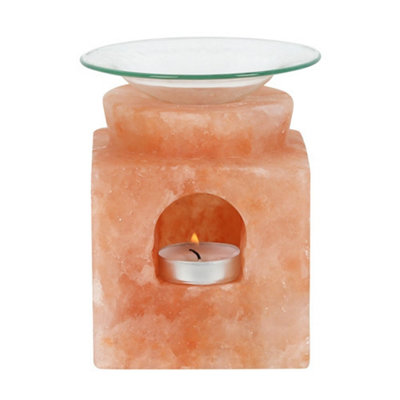 Something Different Himalayan Salt Cube Oil Burner Pink (One Size) Price Comparisons | Compare The Build