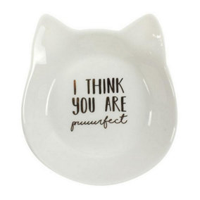 Something Different I Think You Are Puuurfect Jewellery Dish White (One Size)